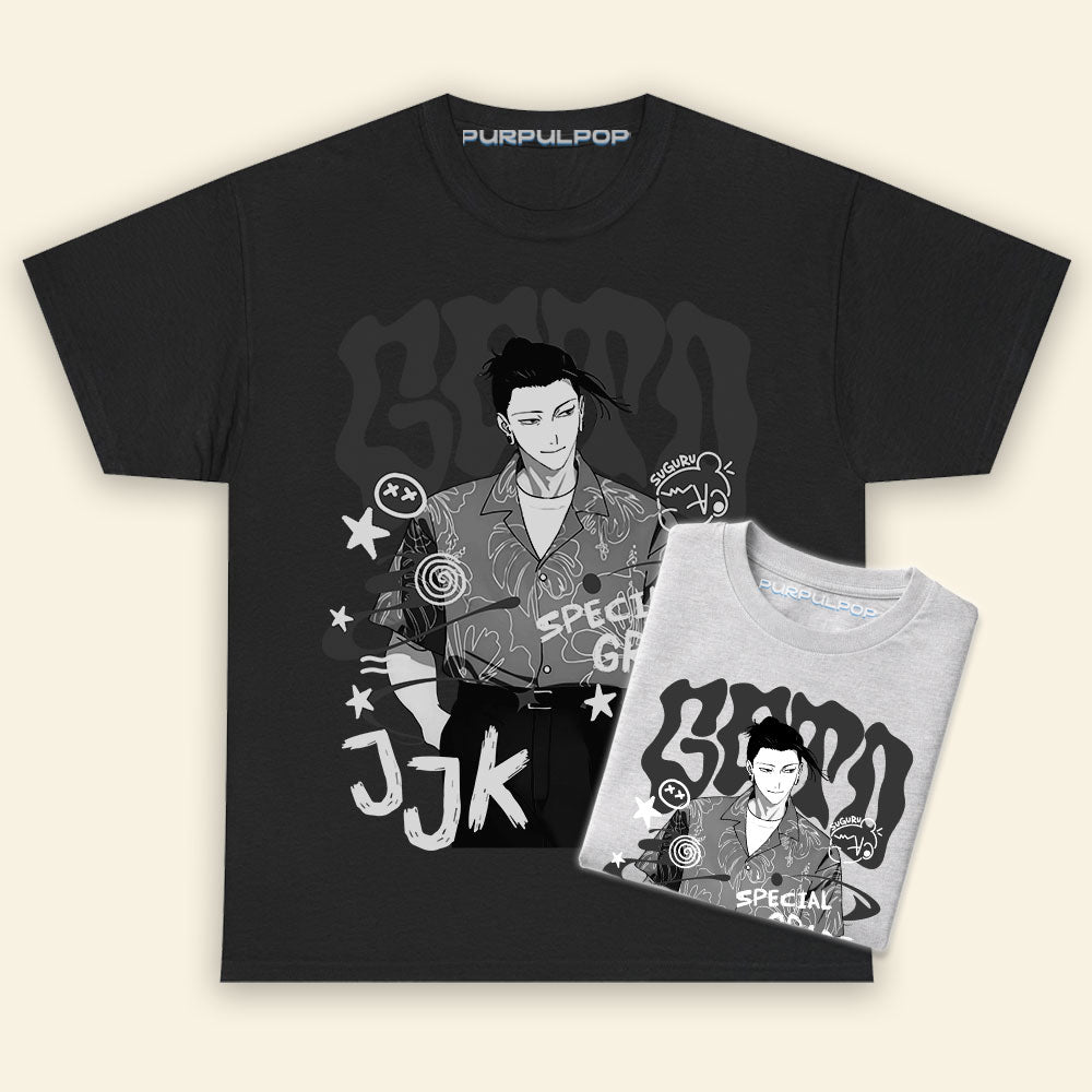 Geto Suguru Grey Tone  Shirt