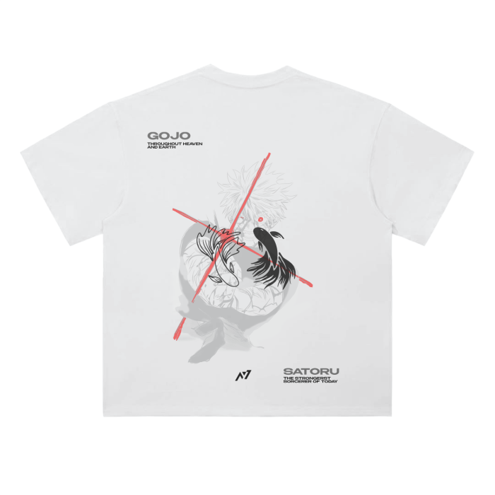 The Strongest Sorcerer Streetwear Shirt White Heavy Weight