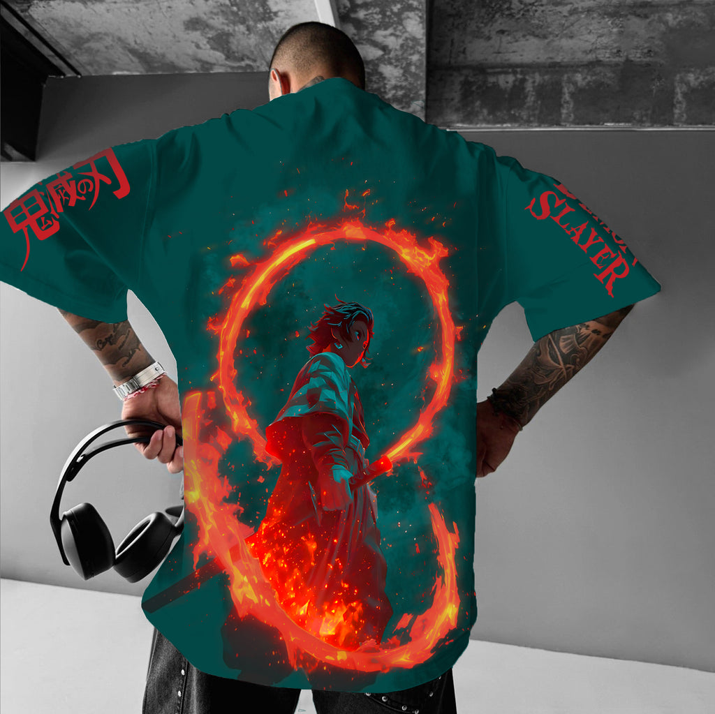 Unisex Demon Slayer Anime Inspired Vintage T-Shirt