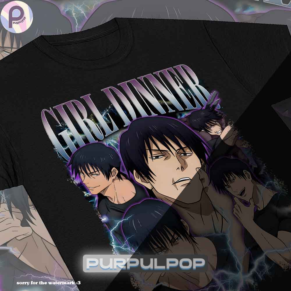 Toji Fushiguro Girl Dinner Jujutsu Kaisen JJK Shirt