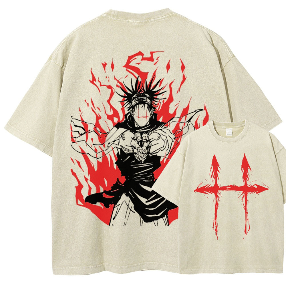 Jujutsu Kaisen Unisex Fit Washed T-Shirt 2502003473