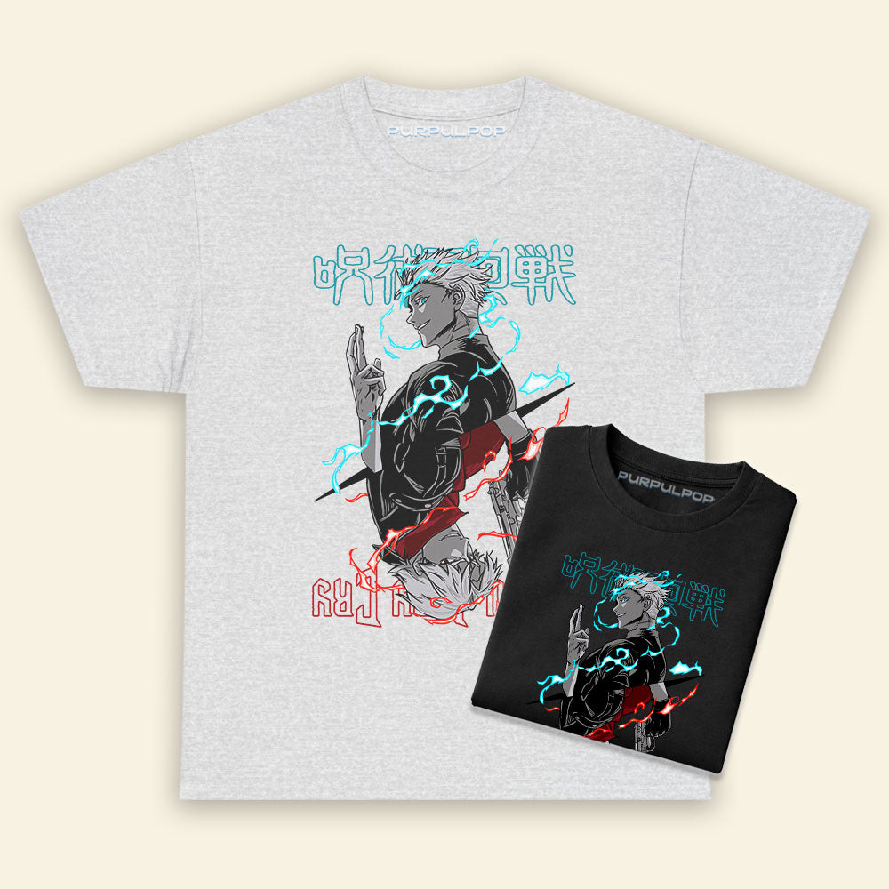 Gojo and Dante Jujutsu Kaisen x Devil May Cry Shirt