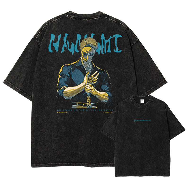 Sorcerer’s Code Anime Graphic T-Shirt â€?Cotton Oversized Tee