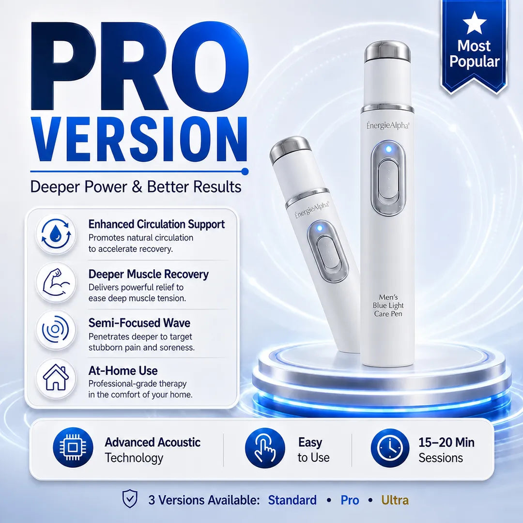 OFFICIAL BRAND 💪Advanced Acoustic Shockwave Therapy restores penile tissue health to enhance rise rigidity, stamina, and male performance confidence, relieving muscle pain, joint stiffness, tendon discomfort📈