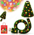 Plug and Play Hd USB Christmas Tree Projector with 6 Festive Scenes