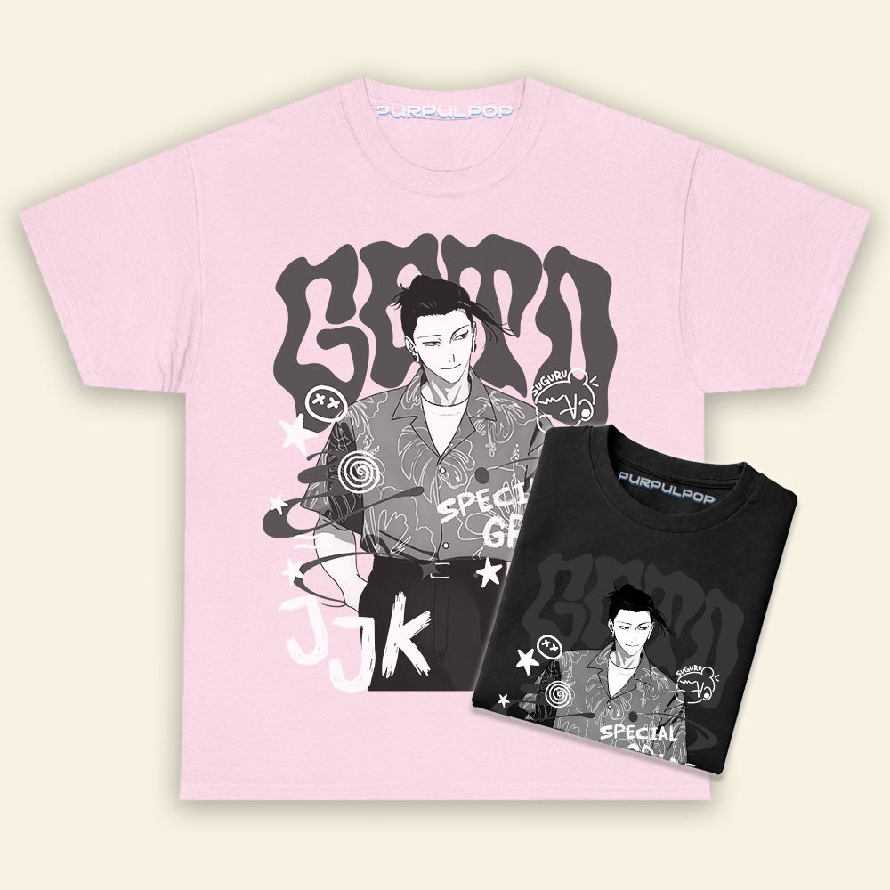 Geto Suguru Grey Tone  Shirt