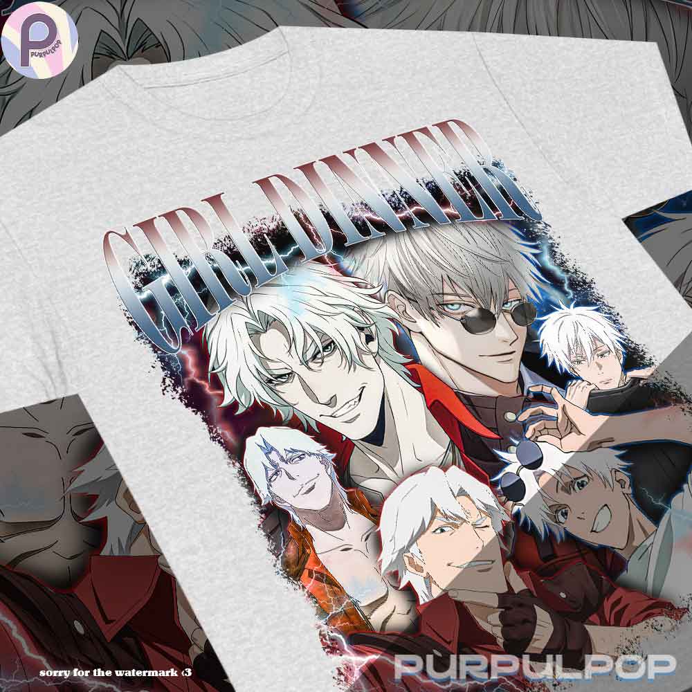 Gojo Satoru Dante Devil May Cry Girl Dinner Shirt