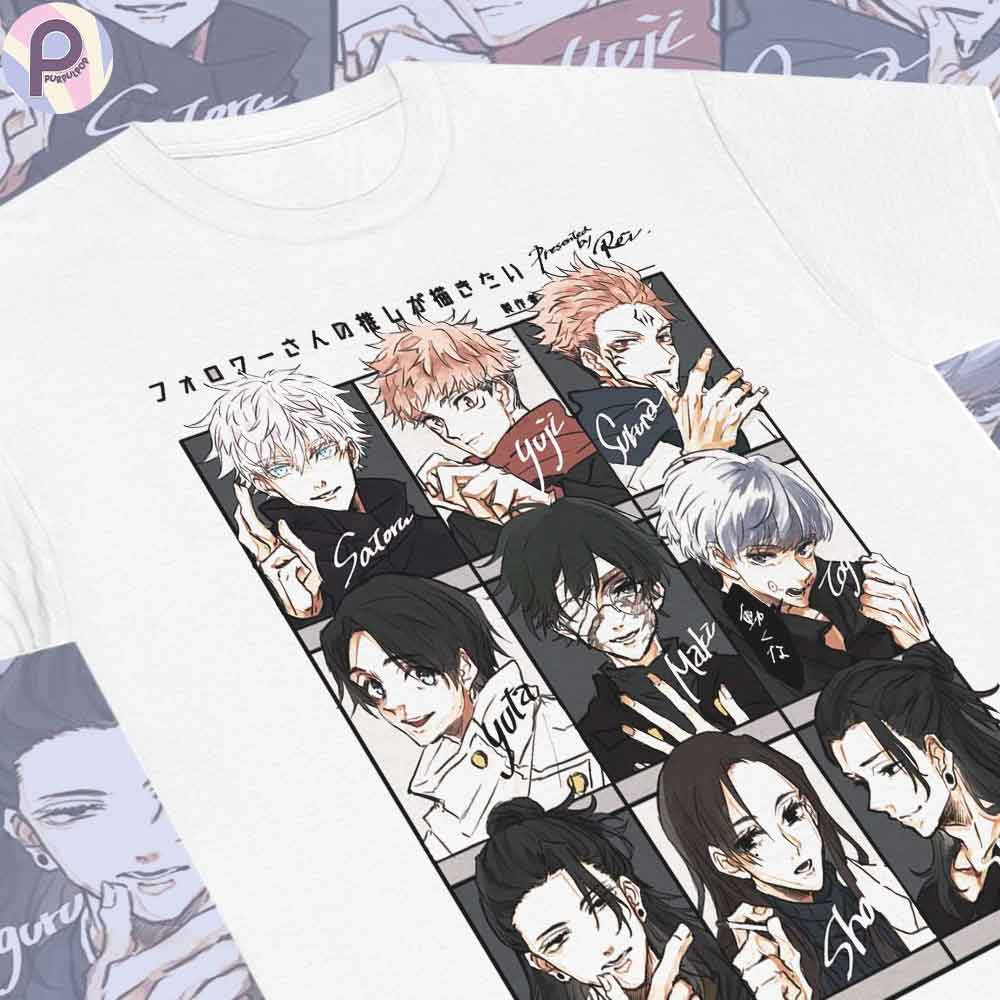 Jujutsu Kaisen Art Anime Manga Shirt
