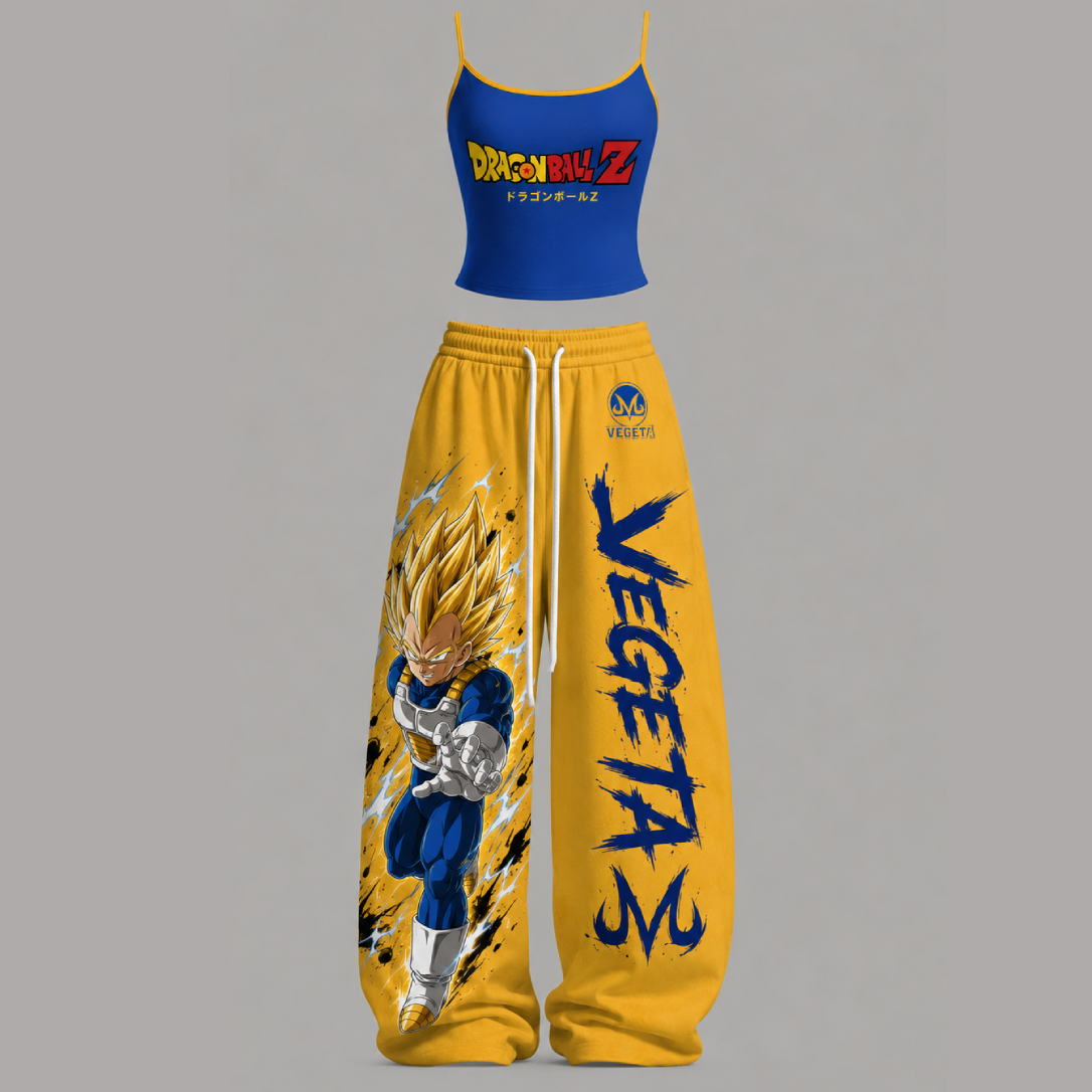 DRAGON BALL Top & Elasticated Trousers Two-Piece Set