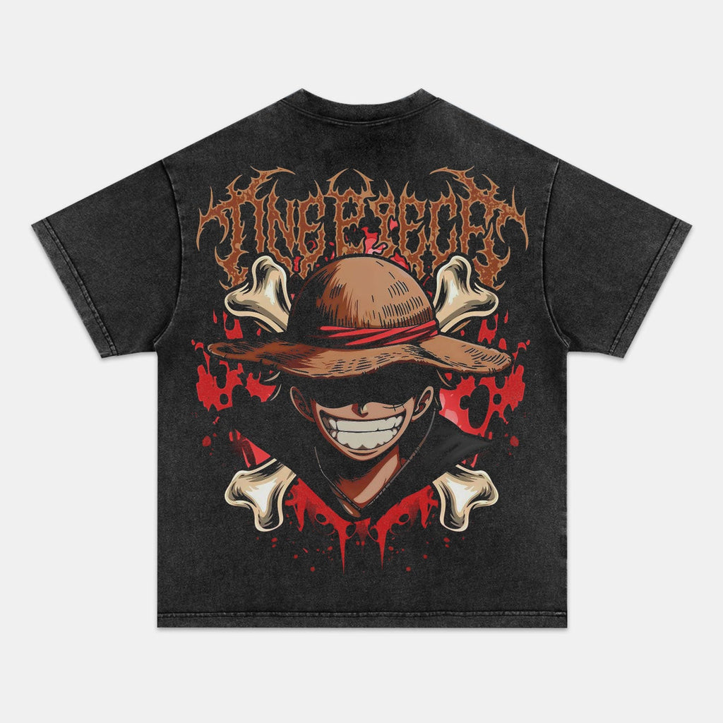 LUFFY ANIME INSPIRED VINTAGE TEE|ONE PIECE
