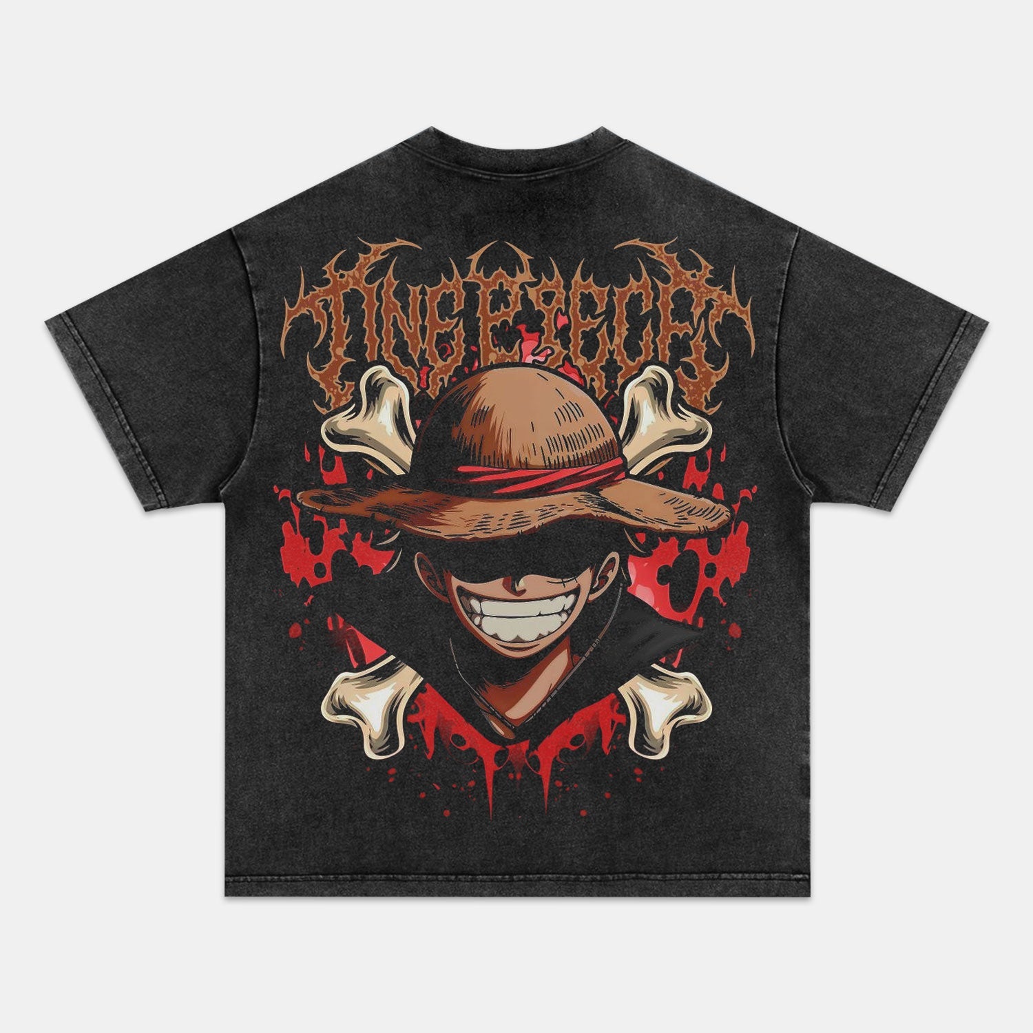 LUFFY ANIME INSPIRED VINTAGE TEE|ONE PIECE