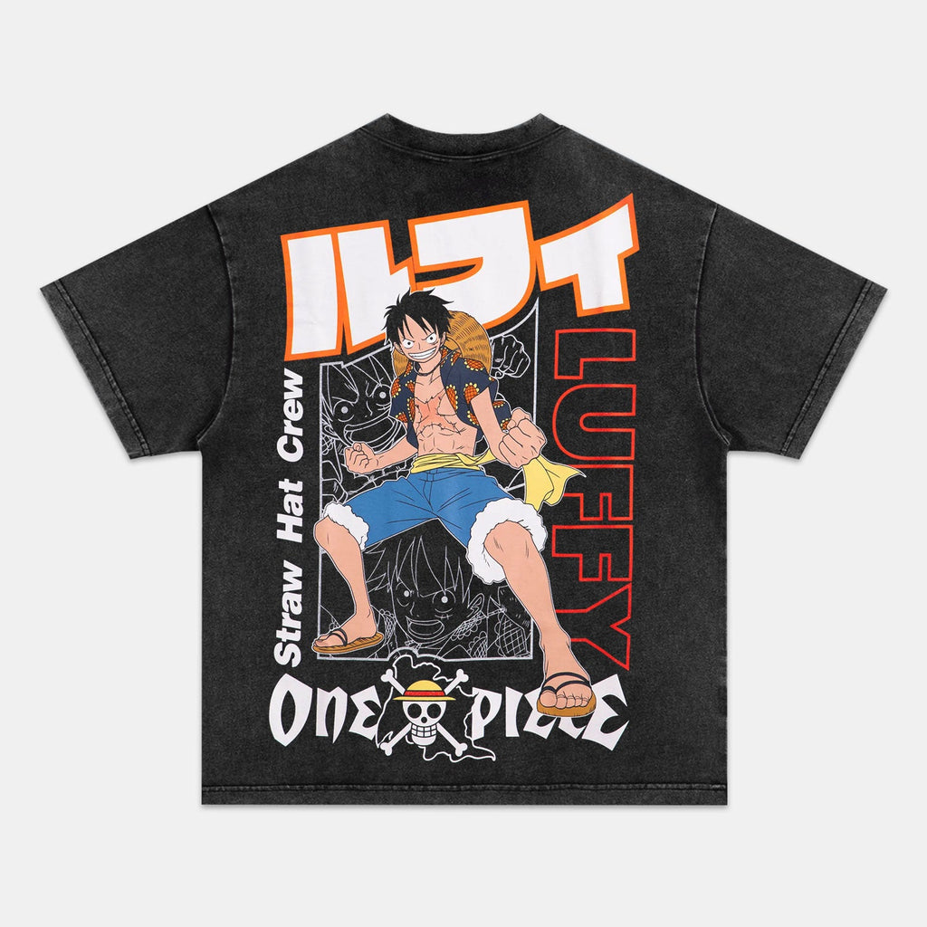 LUFFY ANIME INSPIRED VINTAGE TEE|ONE PIECE