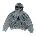 All-Seeing Patchwork Hoodie