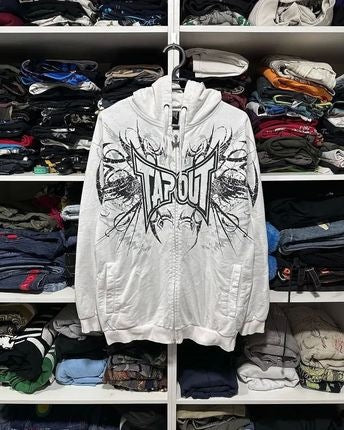Skeleton Zip-Up Hoodie