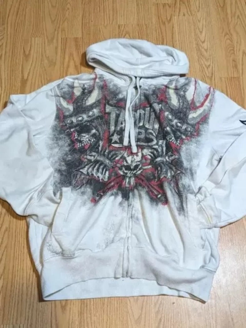 Skeleton Zip-Up Hoodie