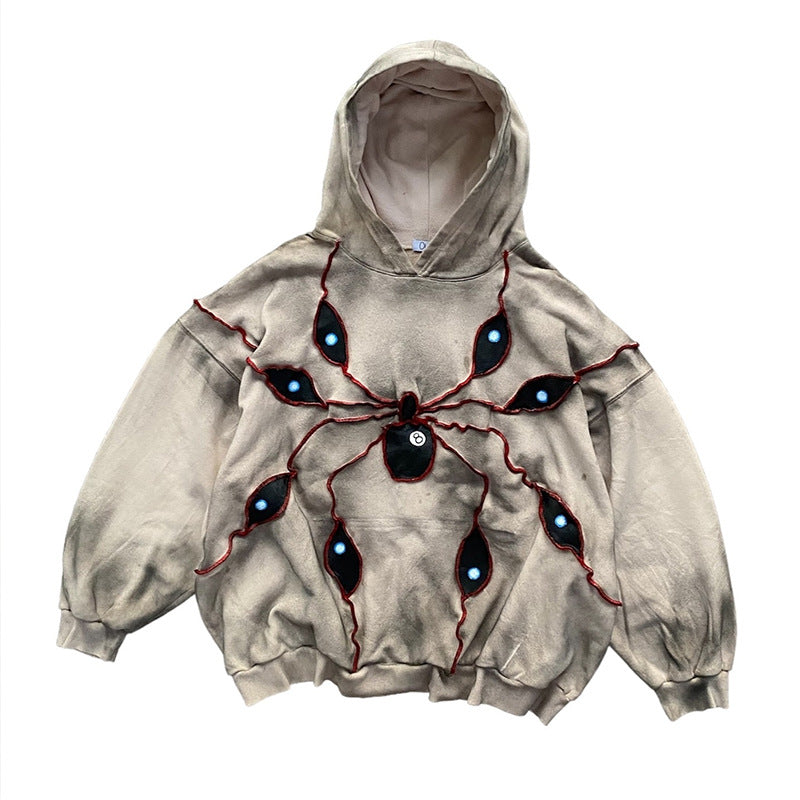 All-Seeing Patchwork Hoodie