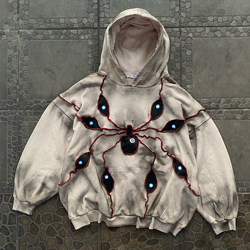 All-Seeing Patchwork Hoodie