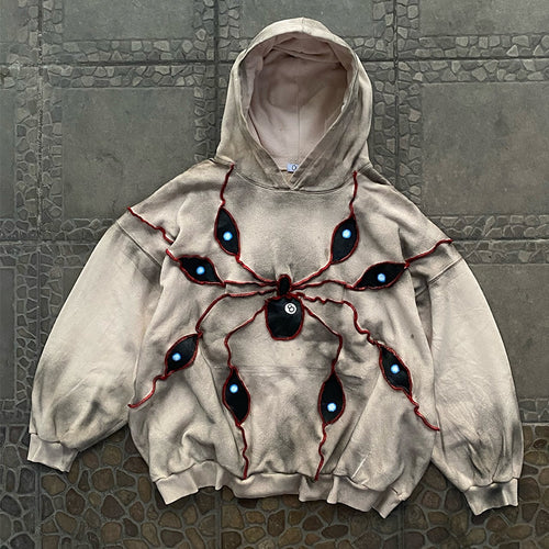 All-Seeing Patchwork Hoodie