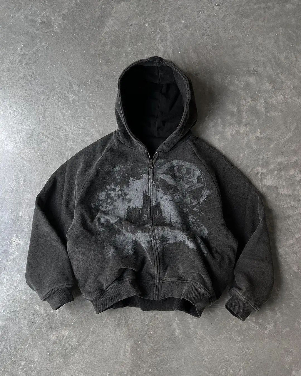 Skeleton Zip-Up Hoodie