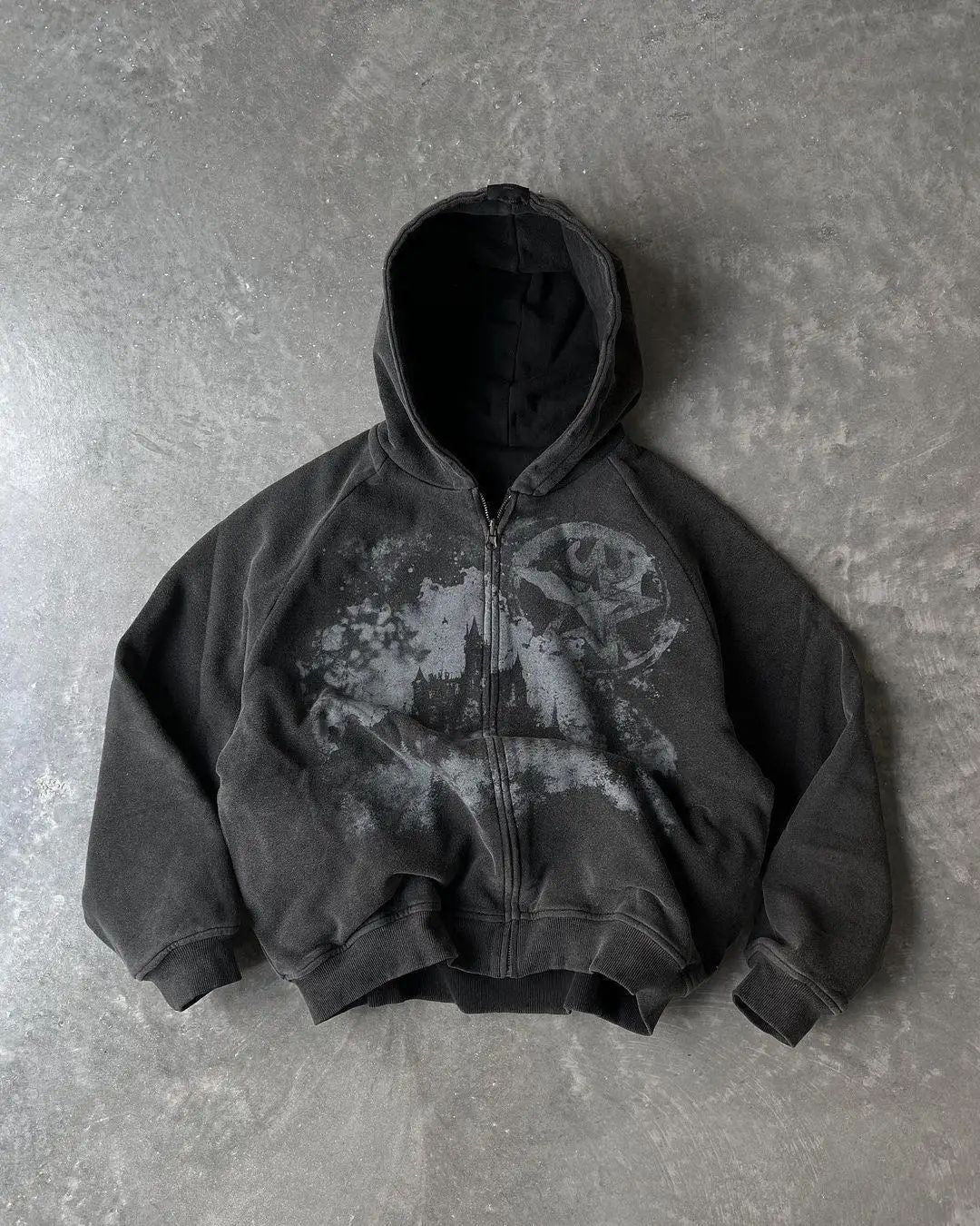 Skeleton Zip-Up Hoodie