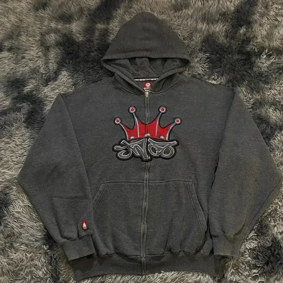 Skeleton Zip-Up Hoodie