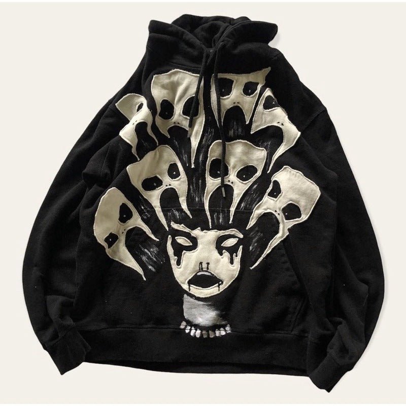 3D Graphic Oversized Hoodie