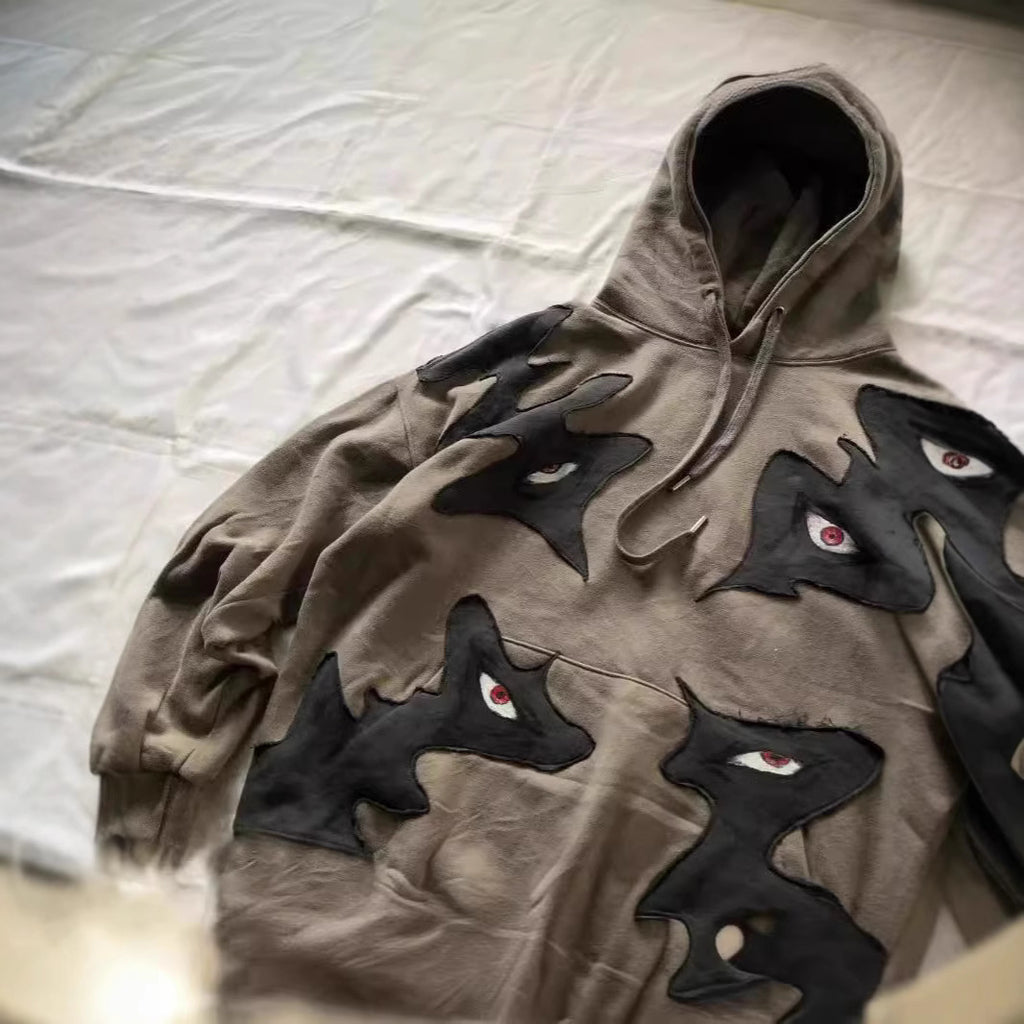 Dark Eye Embroidered Hoodie