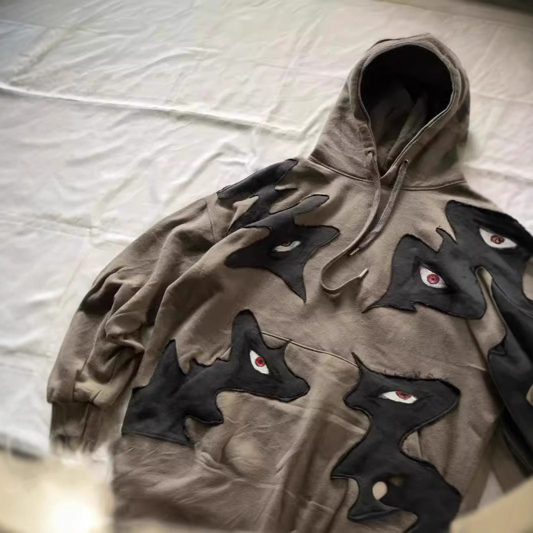 Dark Eye Embroidered Hoodie