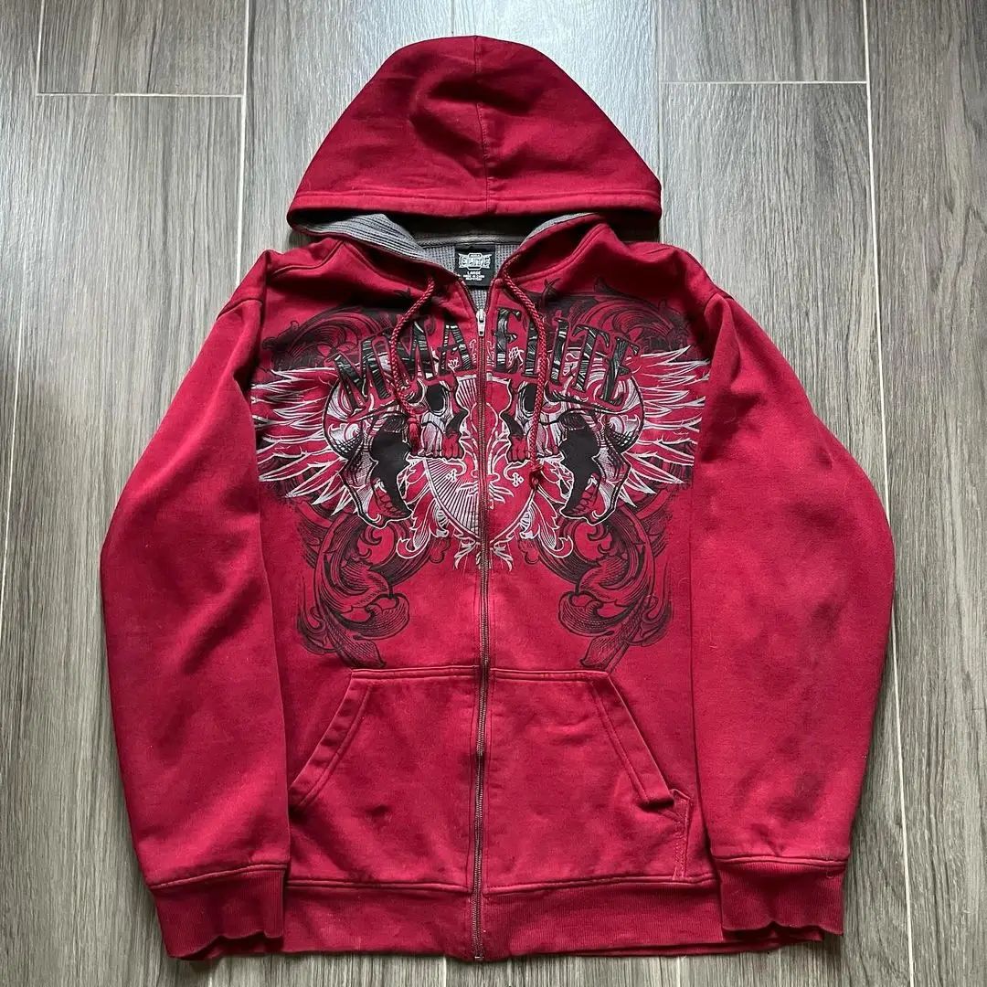 Skeleton Zip-Up Hoodie