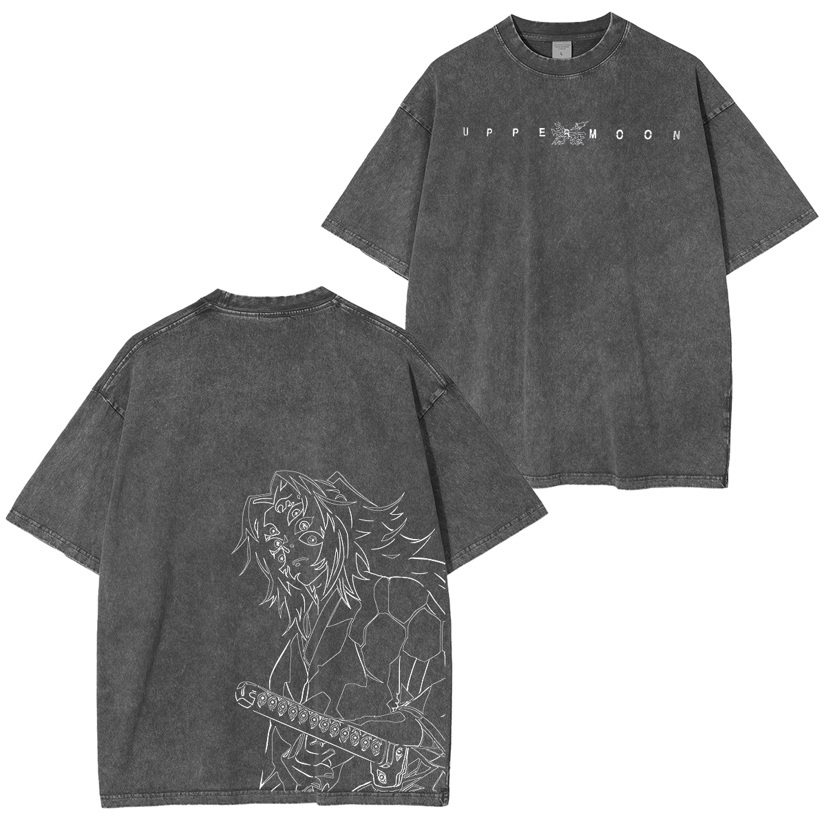 Demon Slayer Anime Unisex Washed T-Shirt