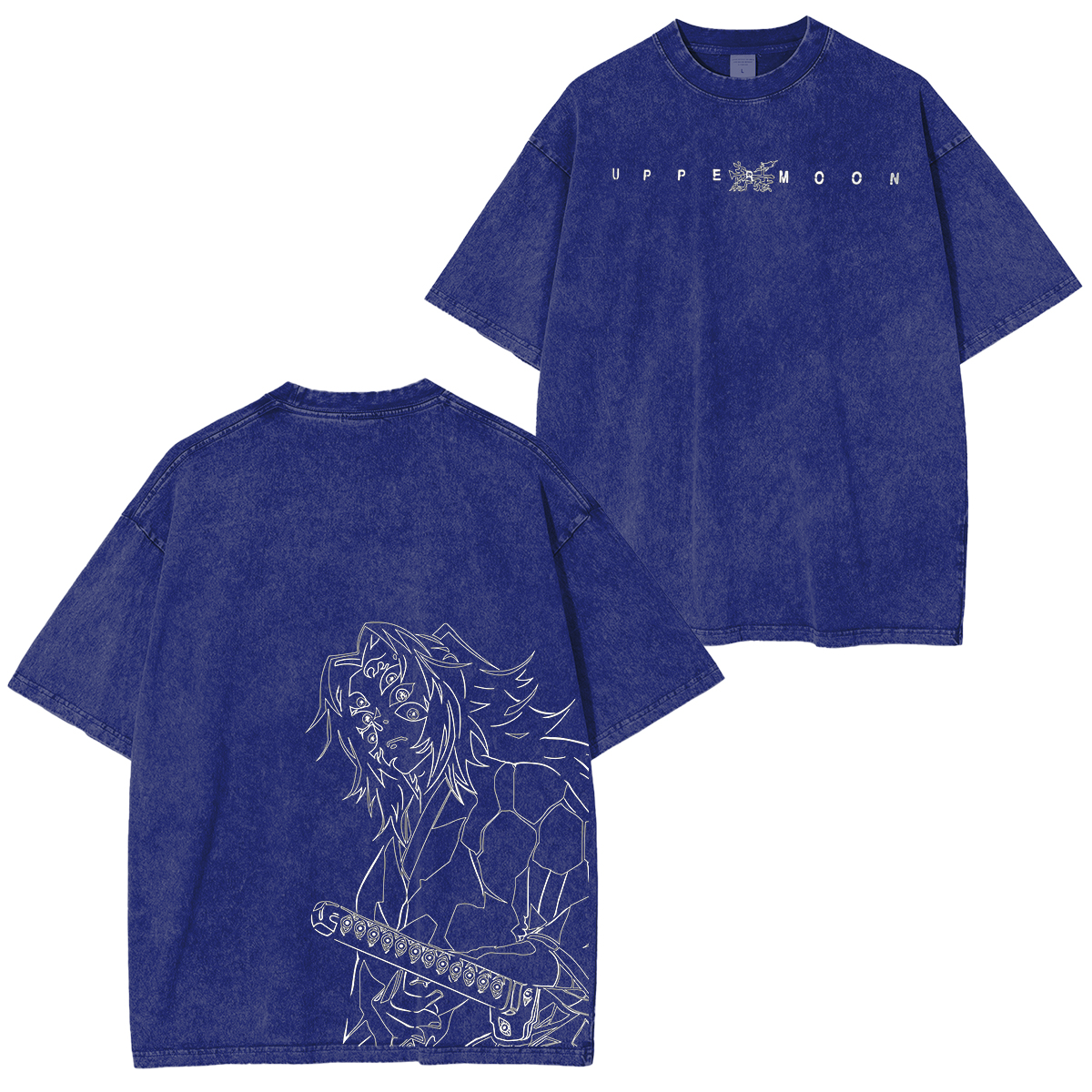 Demon Slayer Anime Unisex Washed T-Shirt