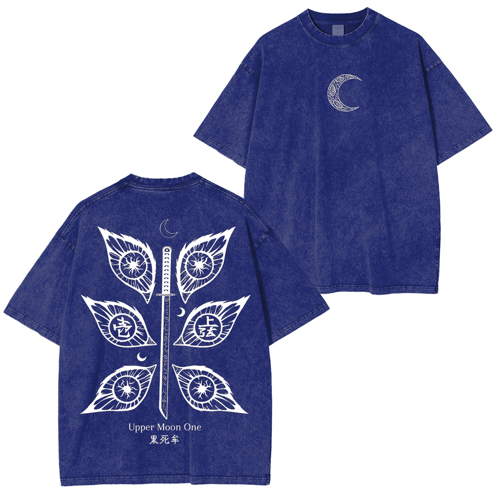 Kokushibo,Demon Slayer Anime Unisex Washed T-Shirt
