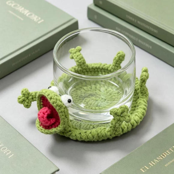 Crochet Lizard Coaster