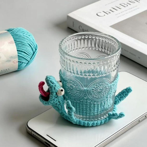 Crochet Lizard Coaster