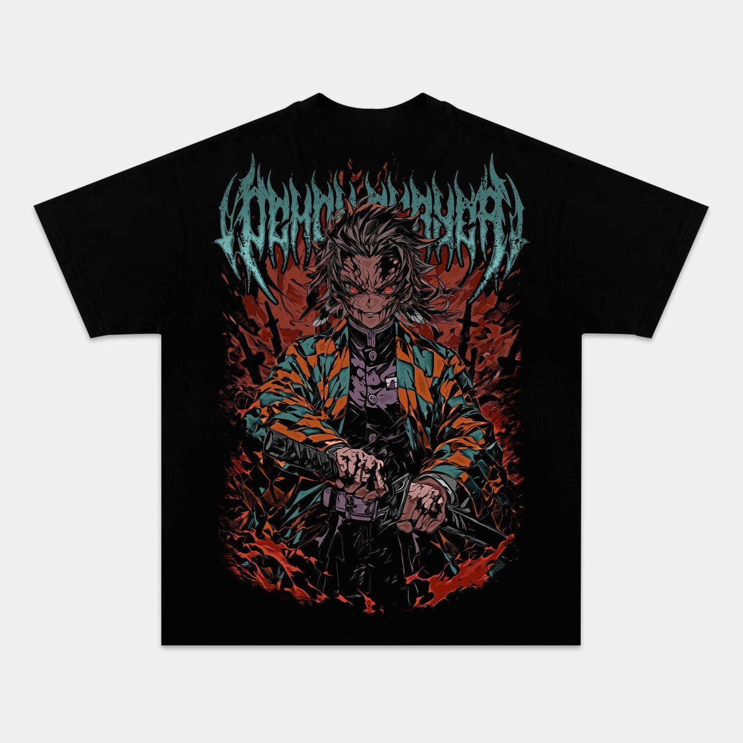 TANJIRO UNISEX ANIME INSPIRED VINTAGE TEE丨DEMON SLAYER