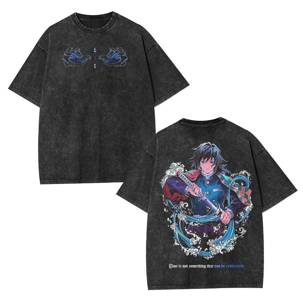 TOMIOKA GIYUU ANIME INSPIRED VINTAGE TEE丨DEMON SLAYER-[DS]