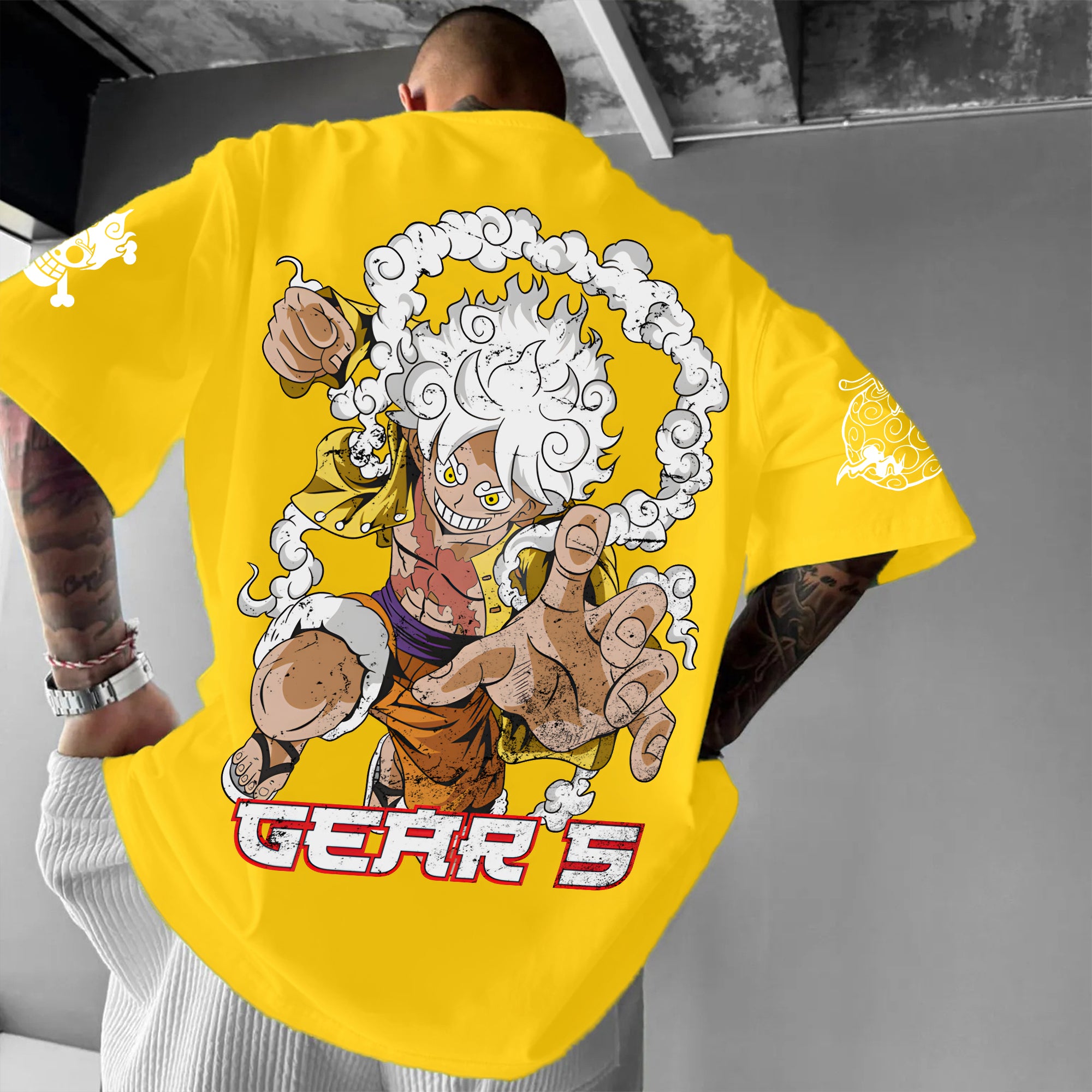 Unisex Fit Vintage T-Shirt|Luffy Gear 5