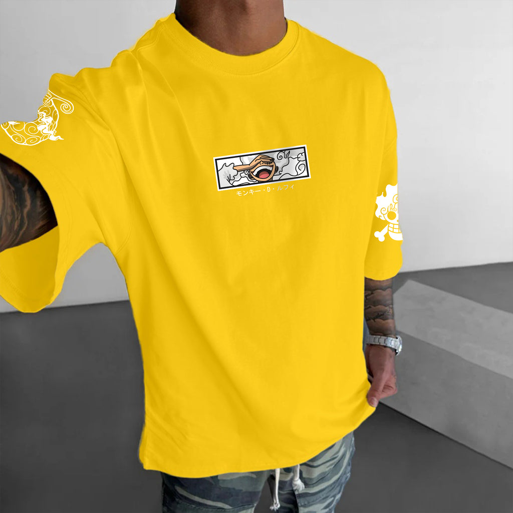 Unisex Fit Vintage T-Shirt|Luffy Gear 5