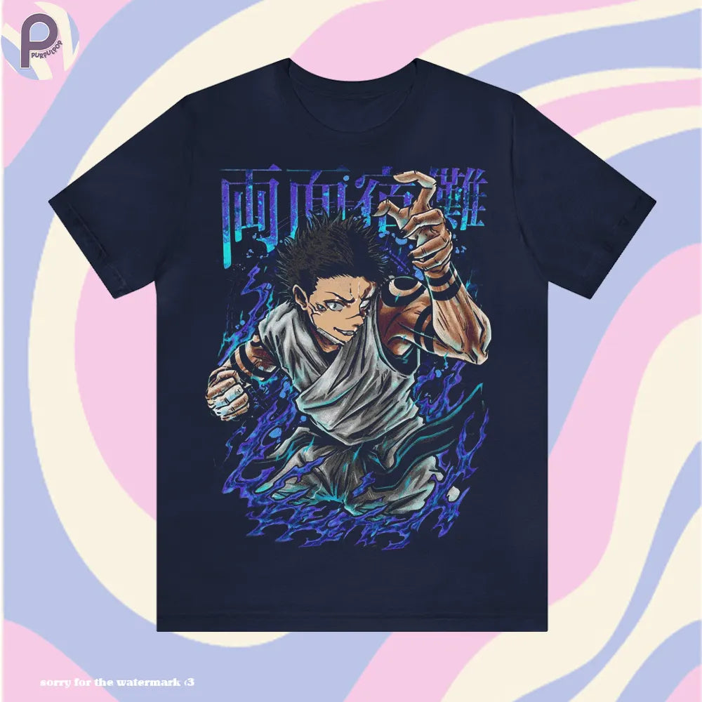 Sukuna in Megumi Fushiguro Jujutsu Kaisen Shirt