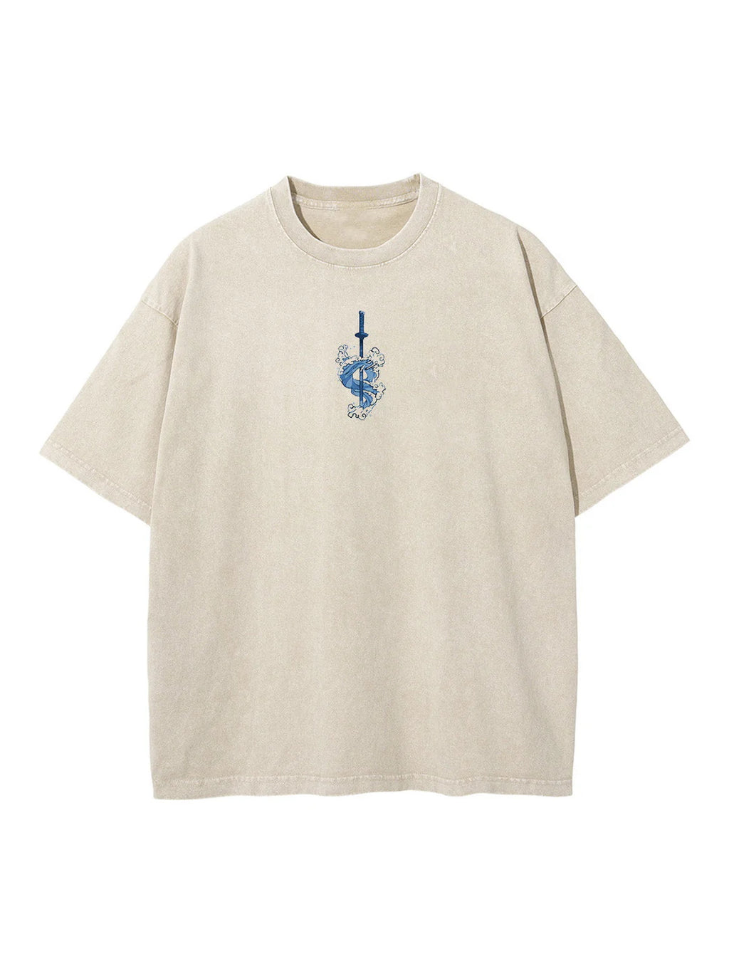 Vintage Washed Tee丨Demon Slayer