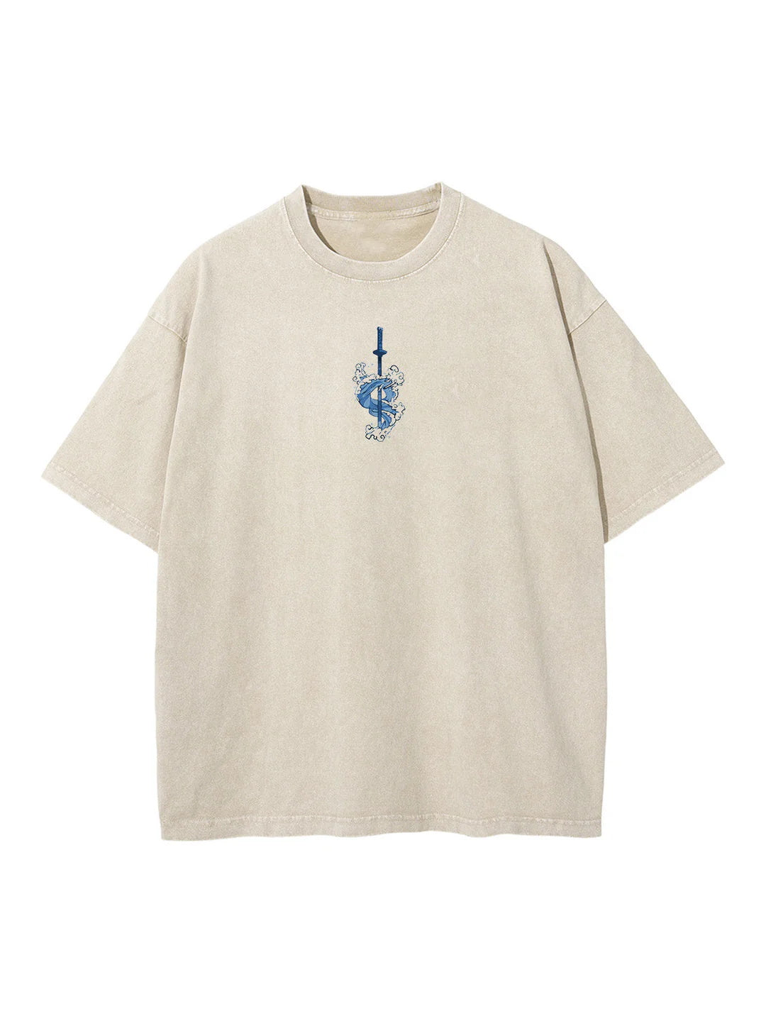 Vintage Washed Tee丨Demon Slayer