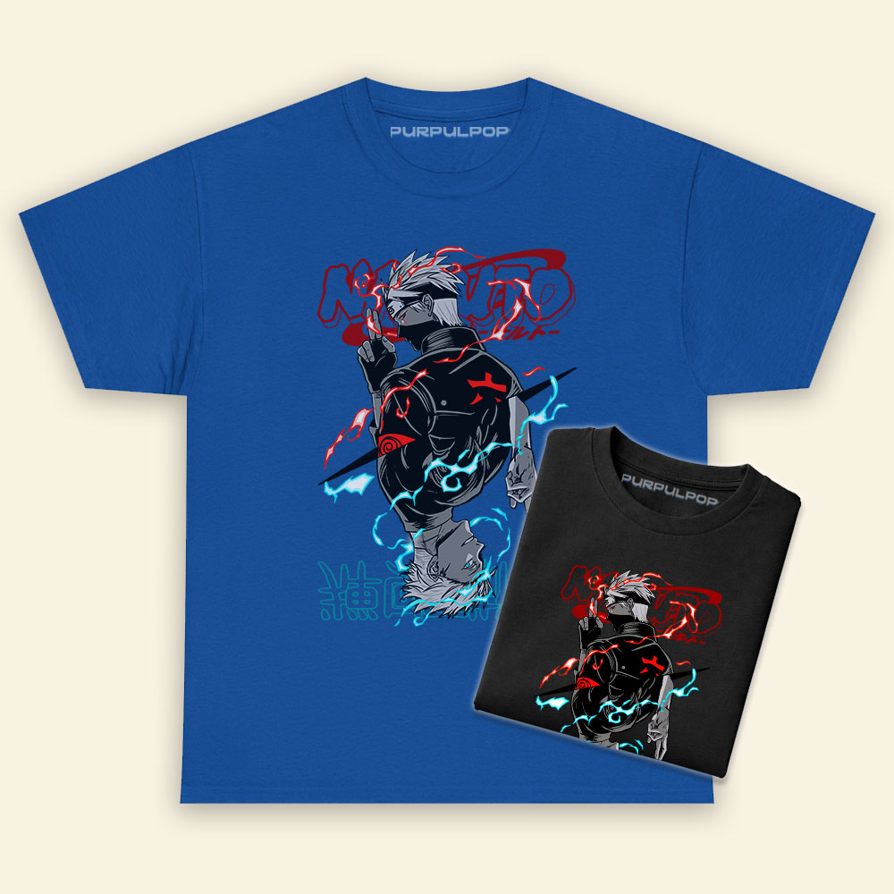 Kakashi Hatake Gojo Satoru Naturo x Jujutsu Kaisen Shirt