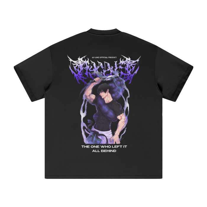 The One Who Left It All Behind Streetwear Shirt Black Heavyweight