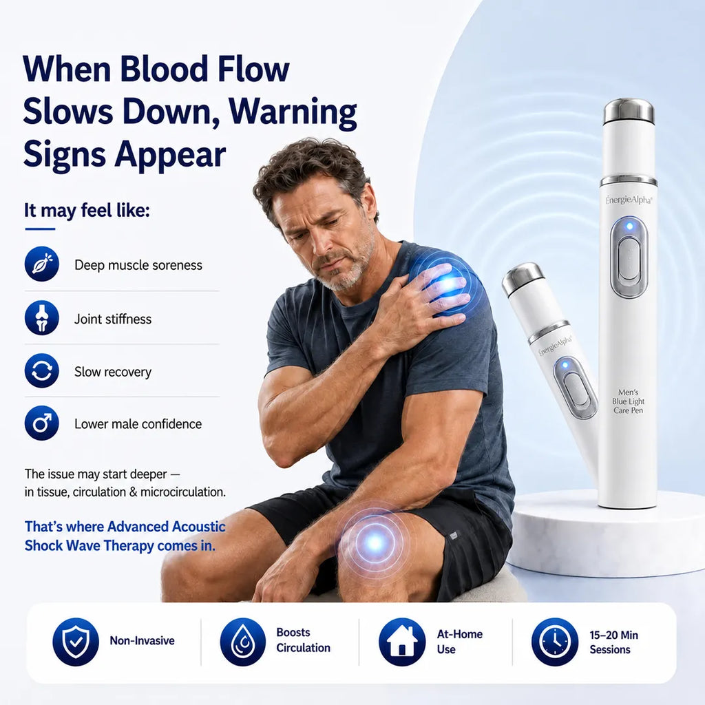 OFFICIAL BRAND 💪Advanced Acoustic Shockwave Therapy restores penile tissue health to enhance rise rigidity, stamina, and male performance confidence, relieving muscle pain, joint stiffness, tendon discomfort📈