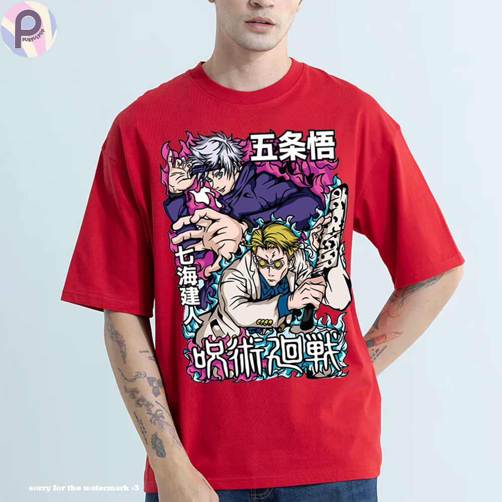 Gojo Satoru and Nanami Jujutsu Kaisen Shirt