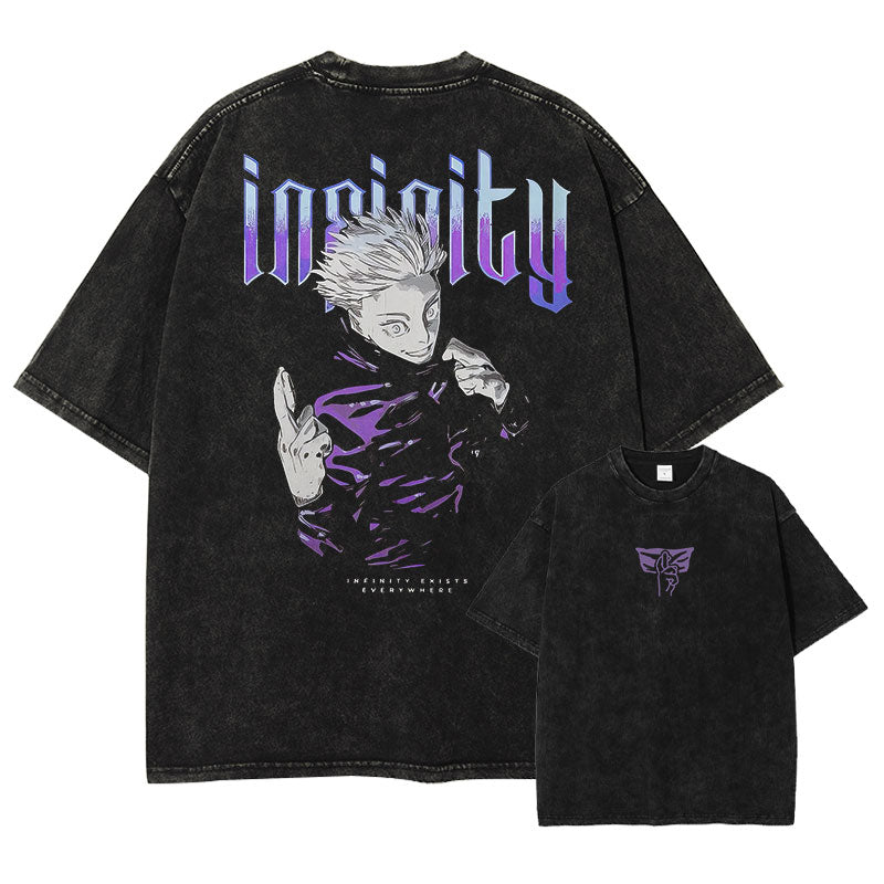 Limitless Domain Anime Graphic T-Shirt â€?Cotton Oversized Tee