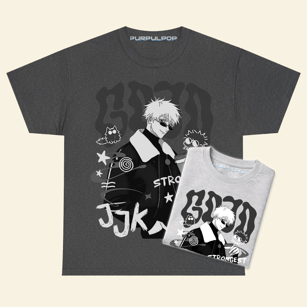 Gojo Satoru Grey Tone  Shirt