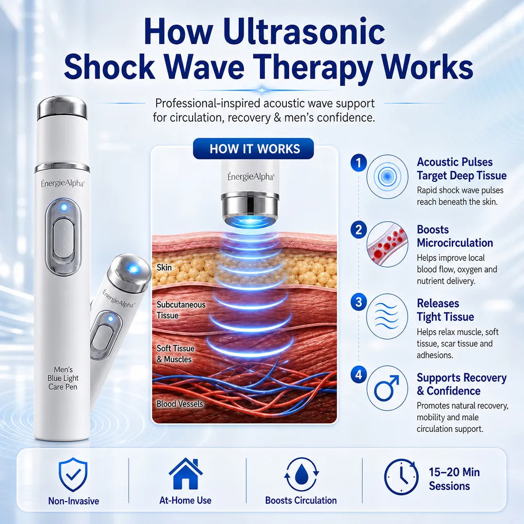 OFFICIAL BRAND 💪Advanced Acoustic Shockwave Therapy restores penile tissue health to enhance rise rigidity, stamina, and male performance confidence, relieving muscle pain, joint stiffness, tendon discomfort📈