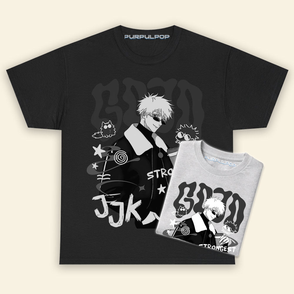Gojo Satoru Grey Tone  Shirt