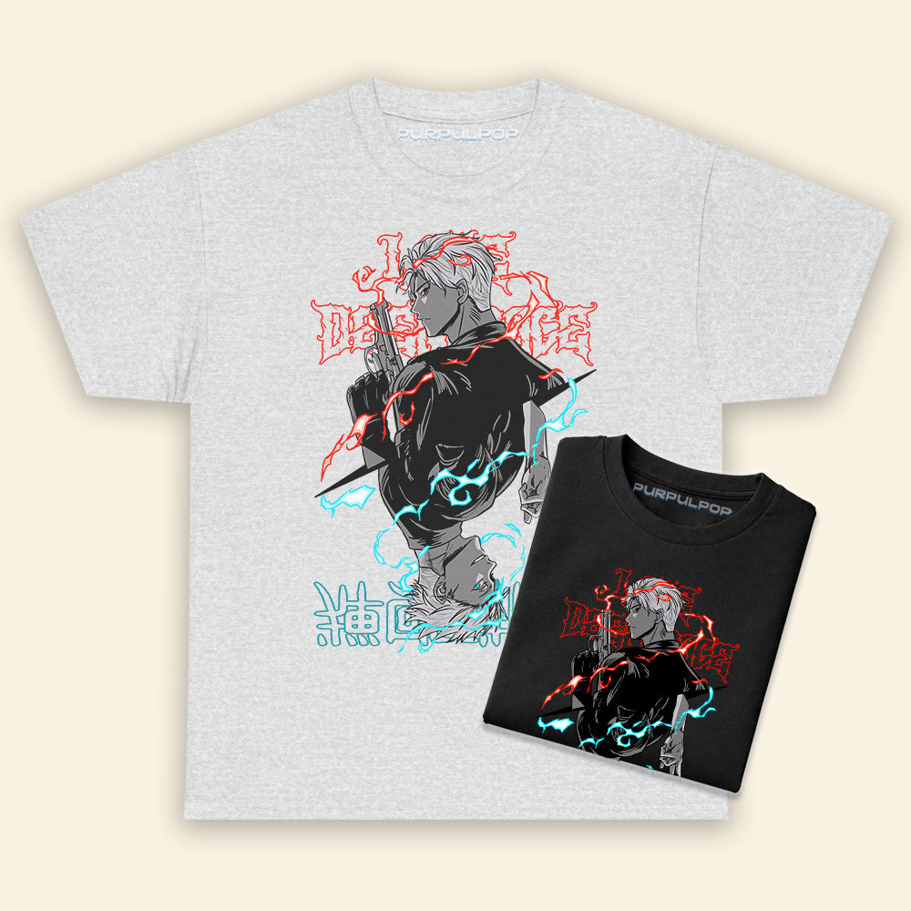 Sylus and Gojo Satoru Upside-down Art Shirt